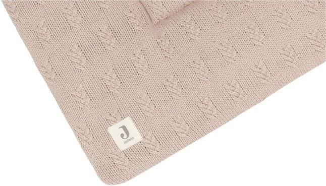 Jollein Parklegger/Speeldeken Grain Knit Wildrose