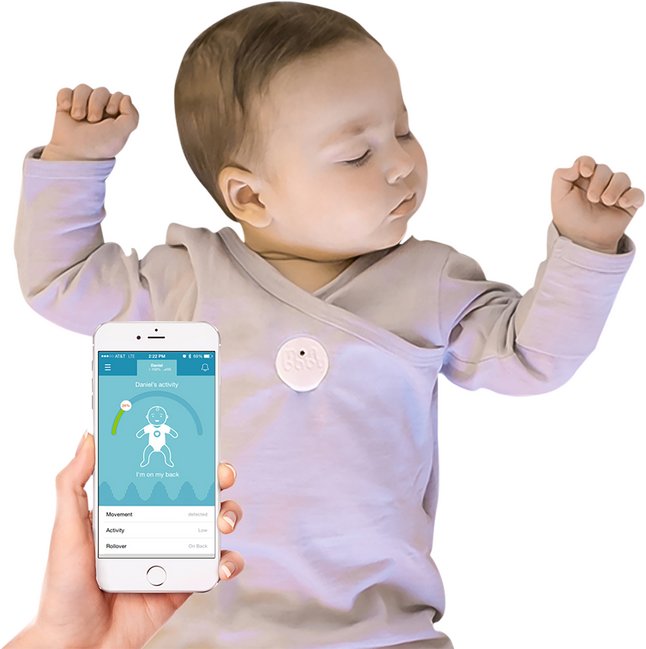 MonDevices Moniteur respiratoire MonBaby Smart Button