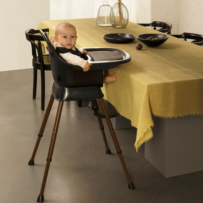 Quax Eetstoel evolutief Ultimo 3 Luxe Black/Walnut