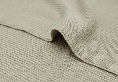 Jollein Deken voor wieg of park Basic Knit  Olive Green