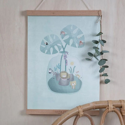 Little Dutch Baguettes de suspension pour poster Bois