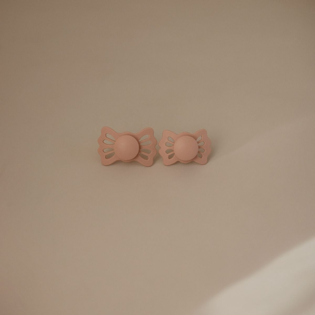 FRIGG Fopspeen + 0 maanden Lucky silicone Cream/Blush - 2 stuks