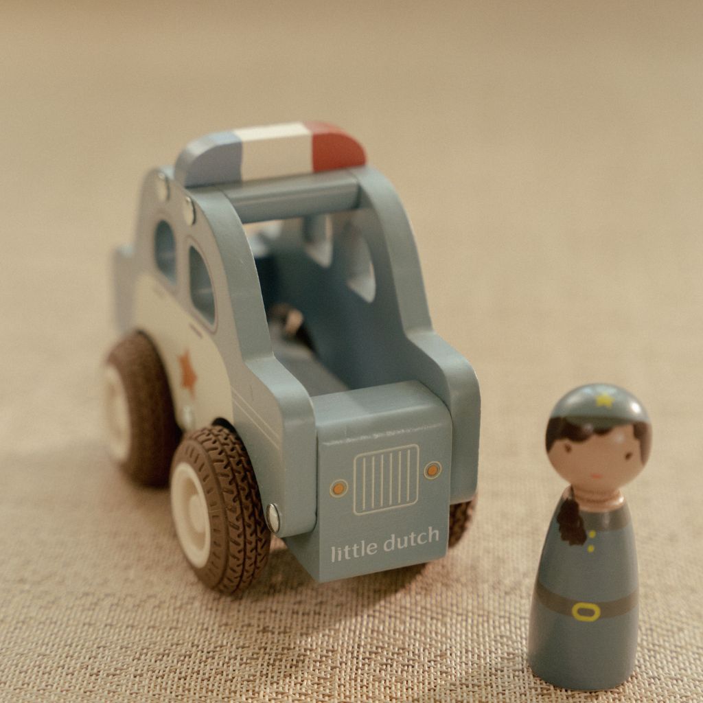 Little Dutch Houten Politiewagen