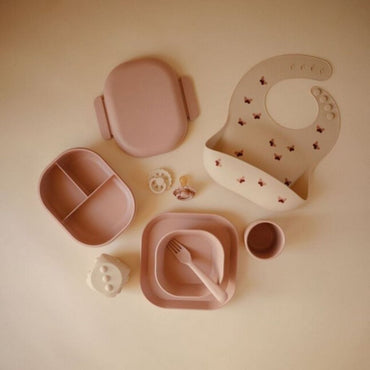 Mushie Food jar Blush