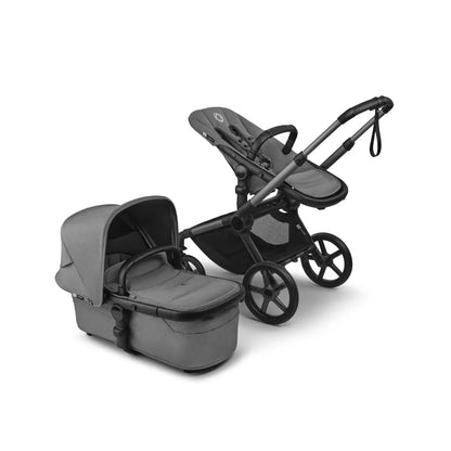 Bugaboo Kinderwagen Fox 5 Renew met draagmand Graphite / Moon Grey