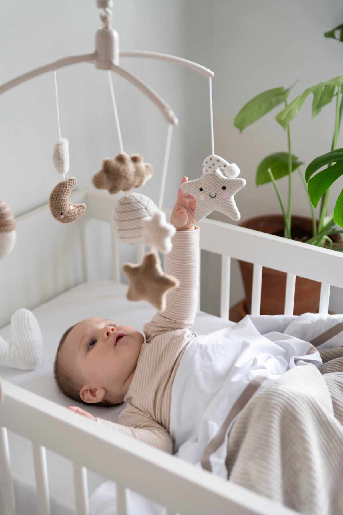 Baby's Only Mobile musical Heaven Clay/Warm Linen