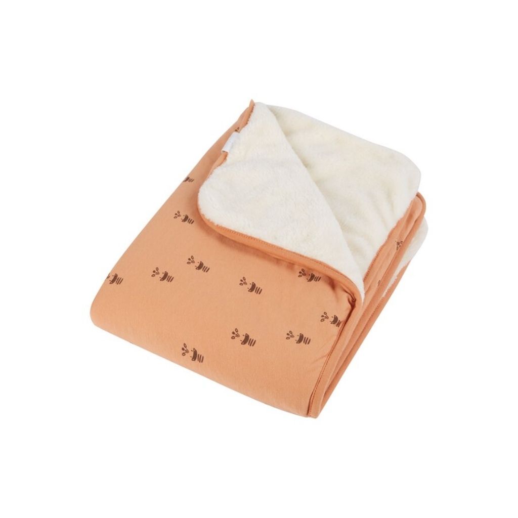 Dreambee Deken voor wieg of park Flo terracotta