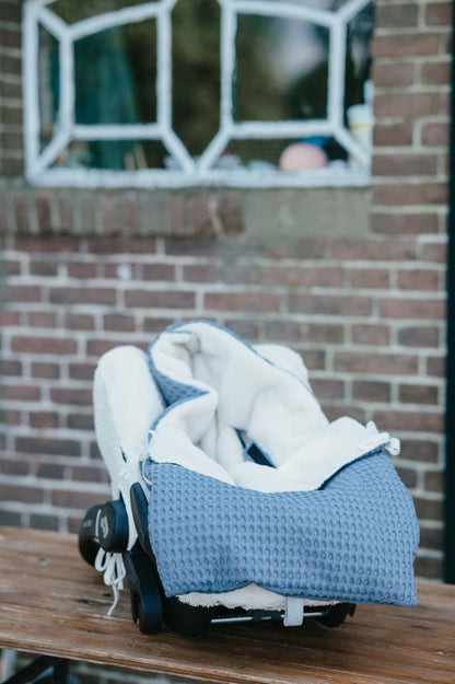 Koeka Chancelière pour siège-auto portable Oslo Teddy bleu