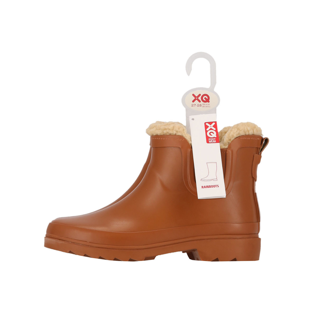 XQ Botte de pluie Chelsea doublée Brown 21/22