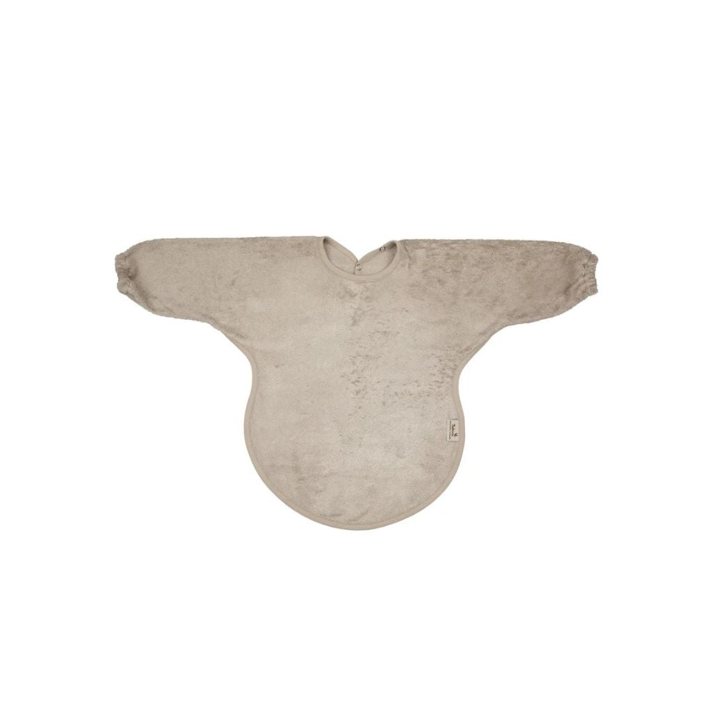 Timboo Slabbetje met mouwen Feather Grey