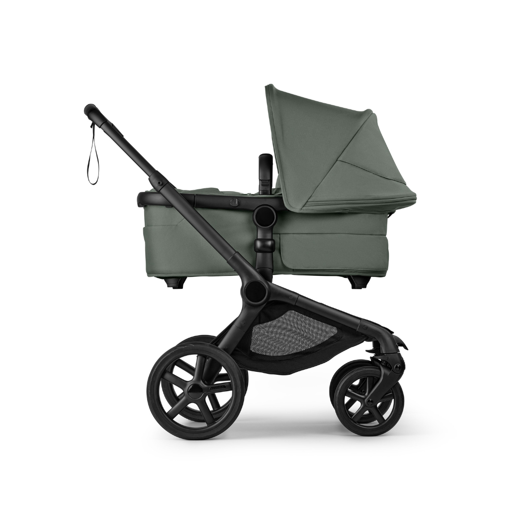 Bugaboo Kinderwagen Fox 5 Renew met draagmand Black / Forest Green