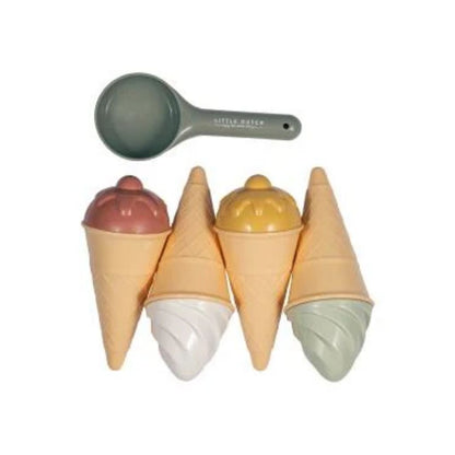 Little Dutch Set de plage Glace - 9 pièces