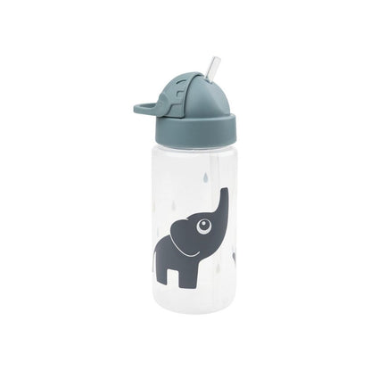 Done by Deer Drinkfles met rietje Elphee blauw