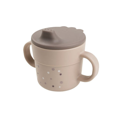 Done by Deer Drinkbeker met handvatten Happy Dots Powder