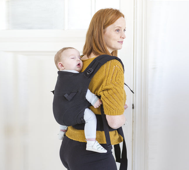 Babylonia Porte-bébé combiné Tricot-Click noir