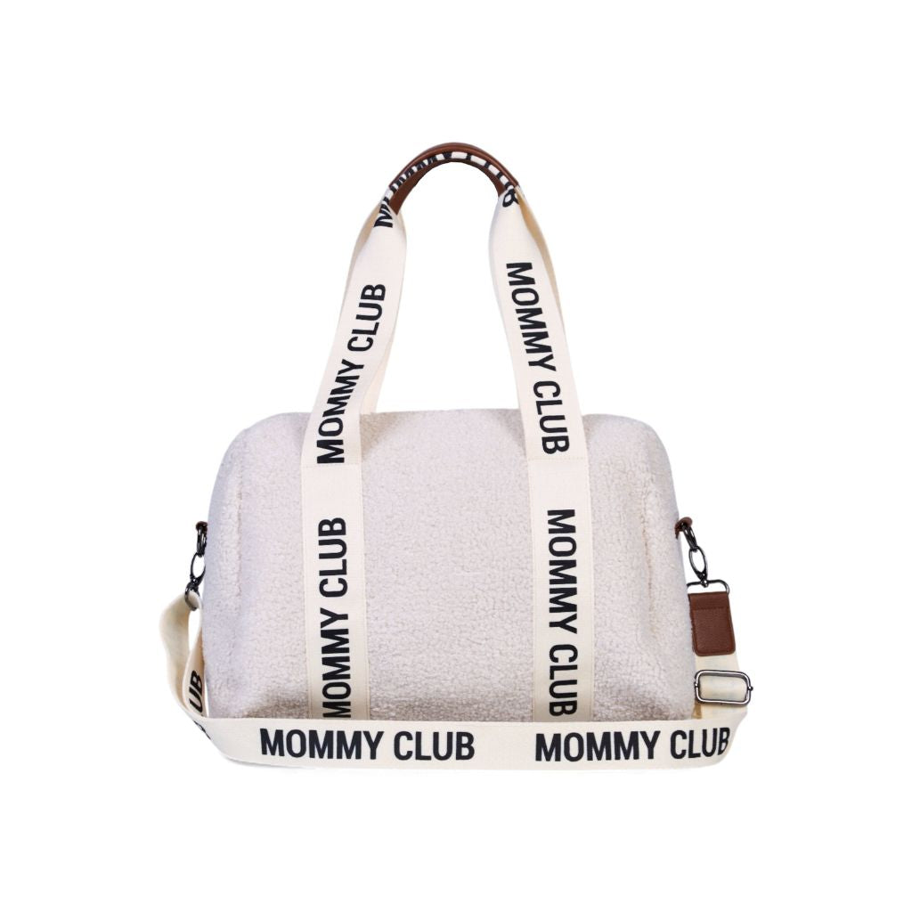 Childhome Verzorgingstas Mommy Club Signature Teddy Ecru