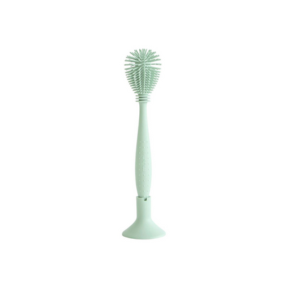 Mushie Goupillon en silicone Cambridge Blue