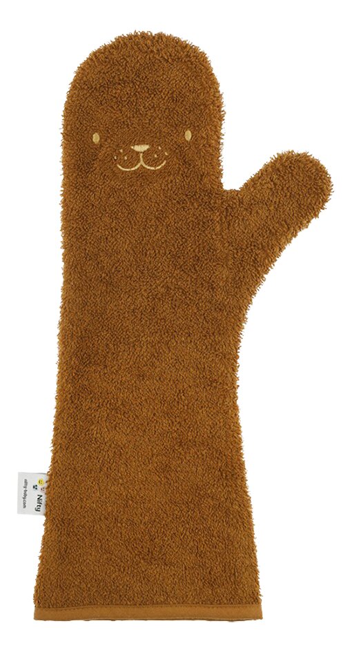 Nifty Gant de toilette Shower Glove Phoque Caramel 