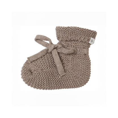 Noppies Sokken Booties Knit Nelson 0 tot 12 m taupe