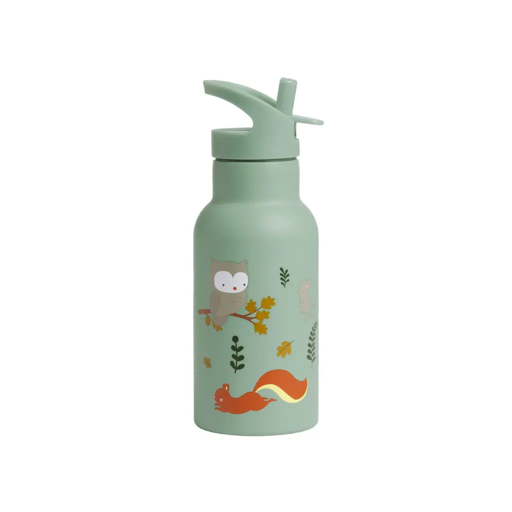 A little lovely company Gourde en acier inoxydable Forest Friends 350 ml