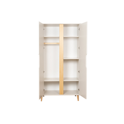 Pericles 3-delige babykamer (bed 140 x 70 + commode met verlengstuk + kast 2 deuren) Nomad dune beige