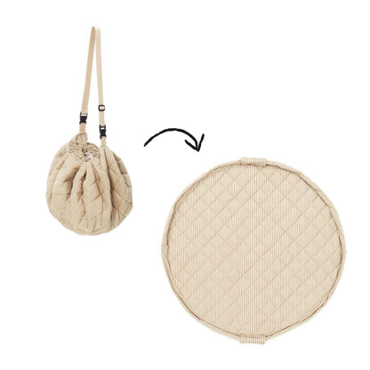Play&Go Opbergzak / Speeldeken Noomad Stripes Brown