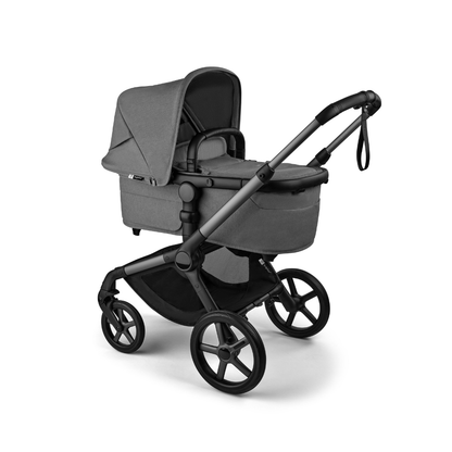 Bugaboo Kinderwagen Fox 5 Renew met draagmand Graphite / Moon Grey