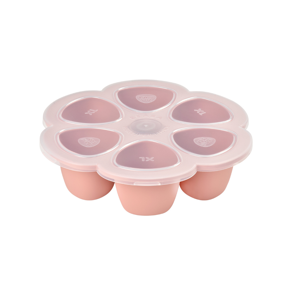 Béaba Pot de conservation 150 ml vieux rose - 6 pièces