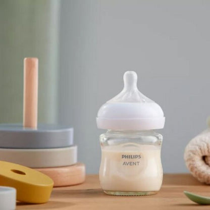 Philips AVENT Biberon en verre Natural Response transparent 120 ml