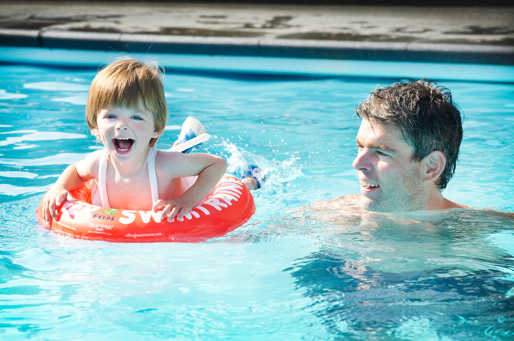 Freds Swim Academy Zwemband Swimtrainer Classic 3 maanden tot 4 jaar rood