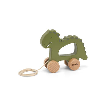 Trixie Jouet à tirer en bois Mr. Dino