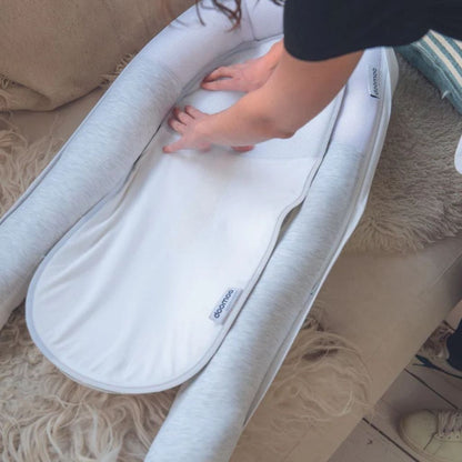 doomoo Protège-matelas pour nid de bébé Cocoon Pad blanc
