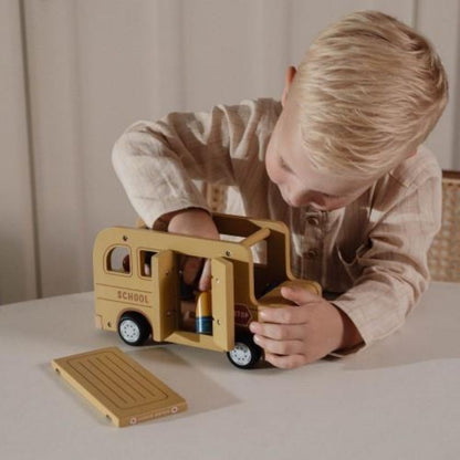 Little Dutch Bus scolaire en bois