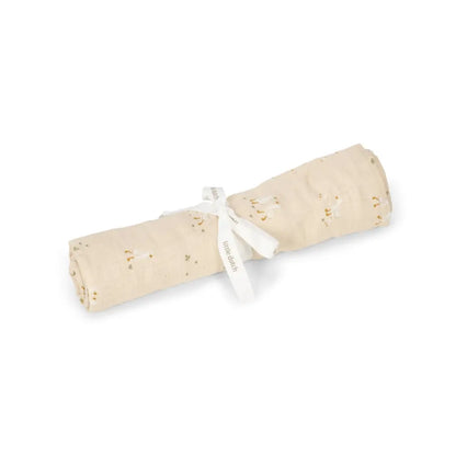 Little Dutch Swaddle doek hydrofiel Little Goose beige 120 x 120 cm