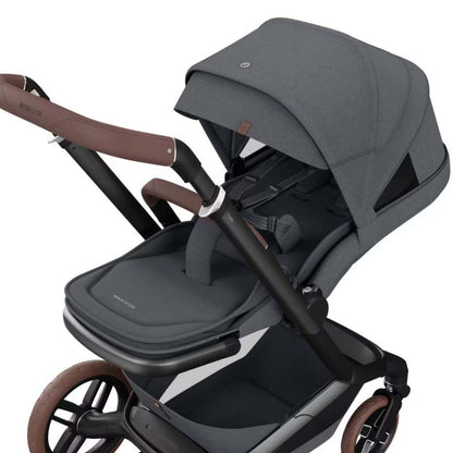 Maxi-Cosi Kinderwagen 4-in-1 Fame Twillic Graphite + draagmand + Autostoel Pebble 360 pro 2 + basis Familyfix 360 Pro