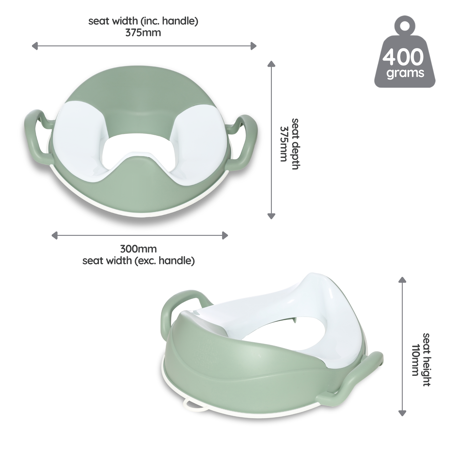 My Carry Potty wc-brilverkleiner pastelgroen