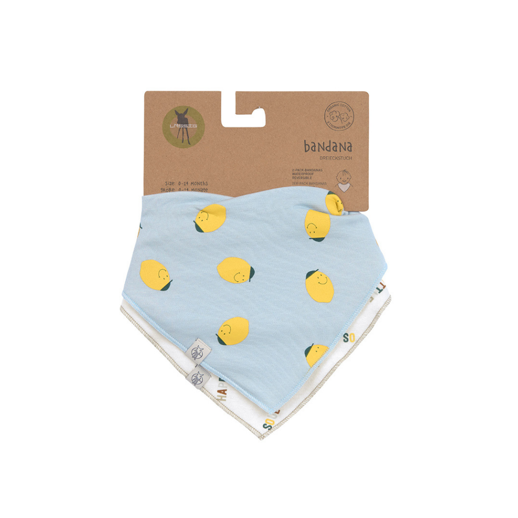 Lässig Bandana slab Happy Fruits Lemon - 2 stuks