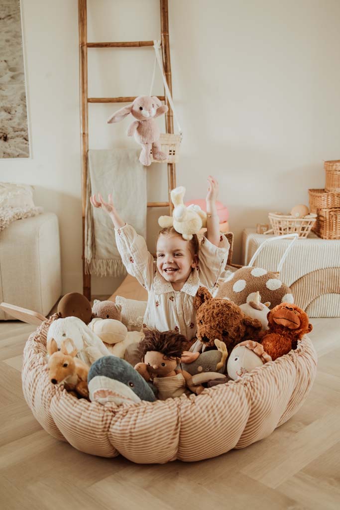 Play and Go Coco Stripes brown organic babymat 130 cm