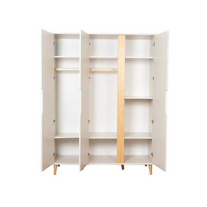 Pericles 3-delige babykamer (bed 140 x 70 + commode met verlengstuk + kast 3 deuren) Nomad dune beige