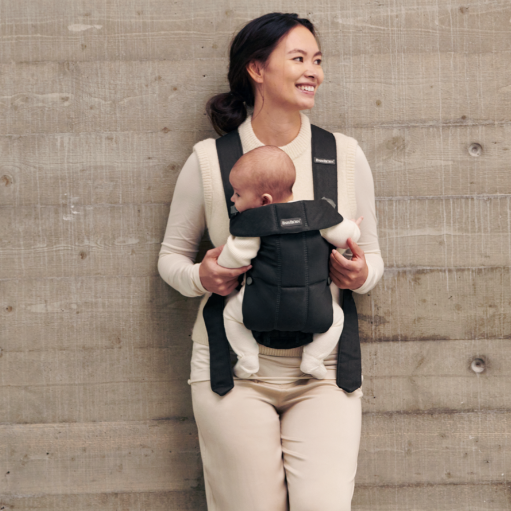 BabyBjörn Porte-bébé ventral Mini 3D Mesh  noir