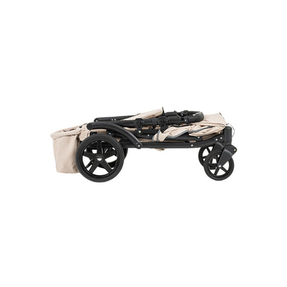 Pronto Stroller bolderkar sand beige + zonnesherm + tray + organizer + opberghoes