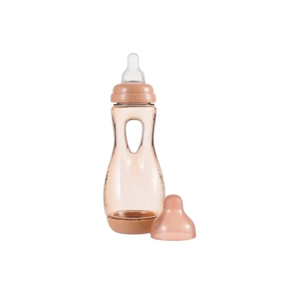 Difrax Handgreepfles peachy 240 ml