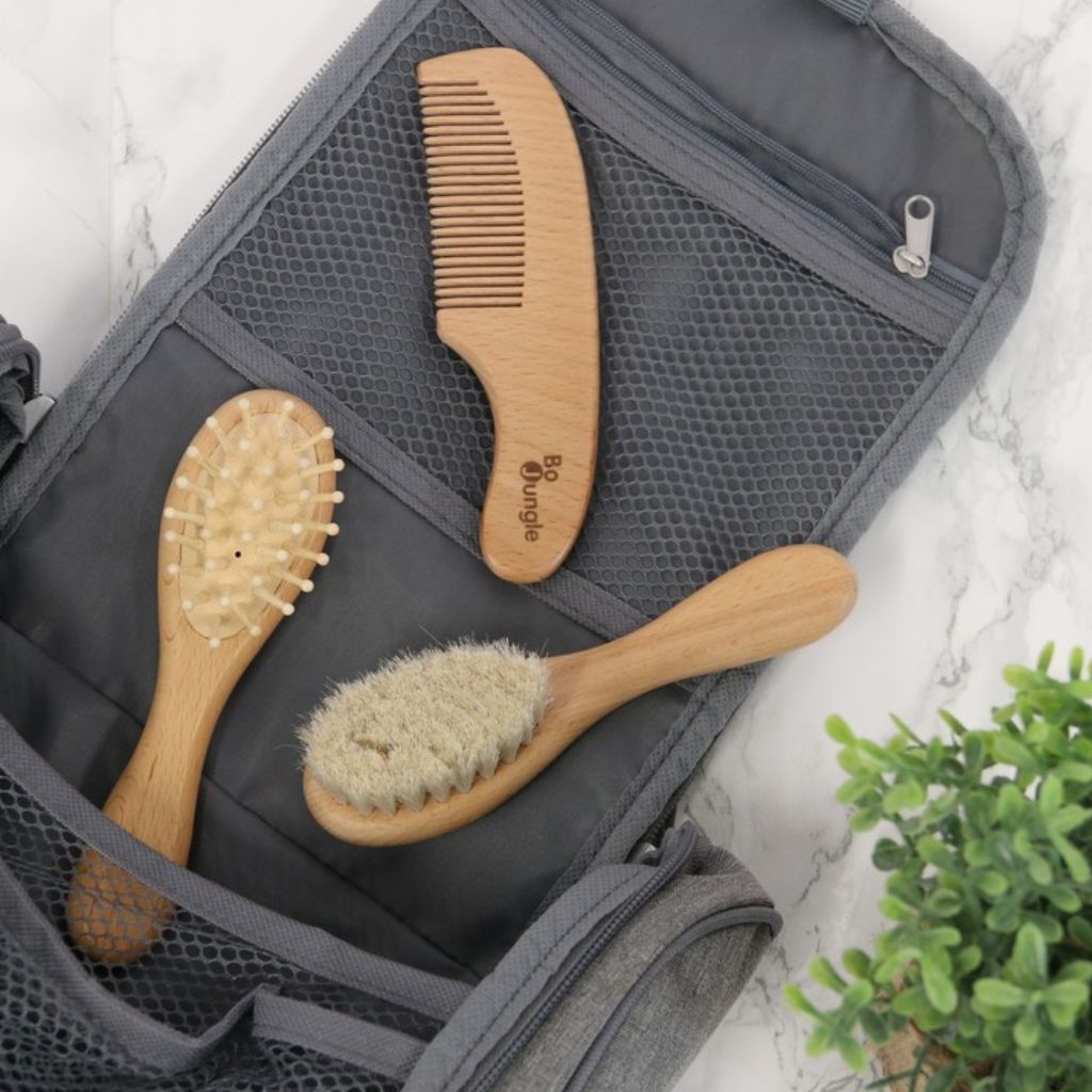 BoJungle Brosse de soin pour bébé - 3 pièces