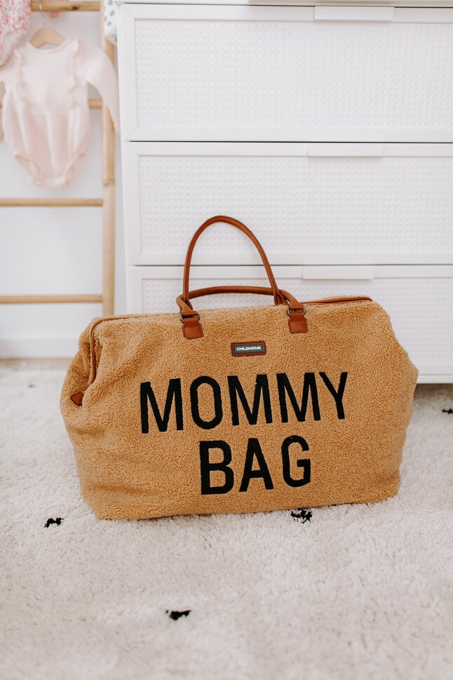 Childhome Sac à langer Mommy Bag teddy brun