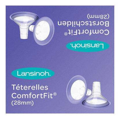 Lansinoh Borstschild Comfort Fit 28 mm - 2 stuks
