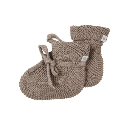 Noppies Sokken Booties Knit Nelson 0 tot 12 m taupe