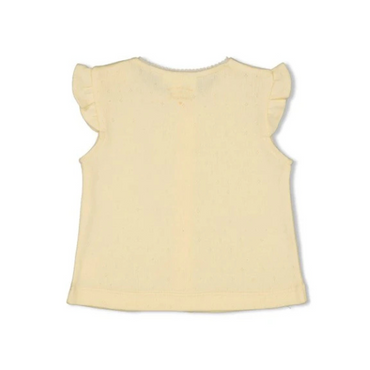 Feetje Top met knoopjes Sunshine m 80 Yellow Meisjes