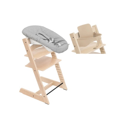 Stokke® Eetstoel Tripp Trapp® Bundel Naturel + Babyset² + Newborn Set