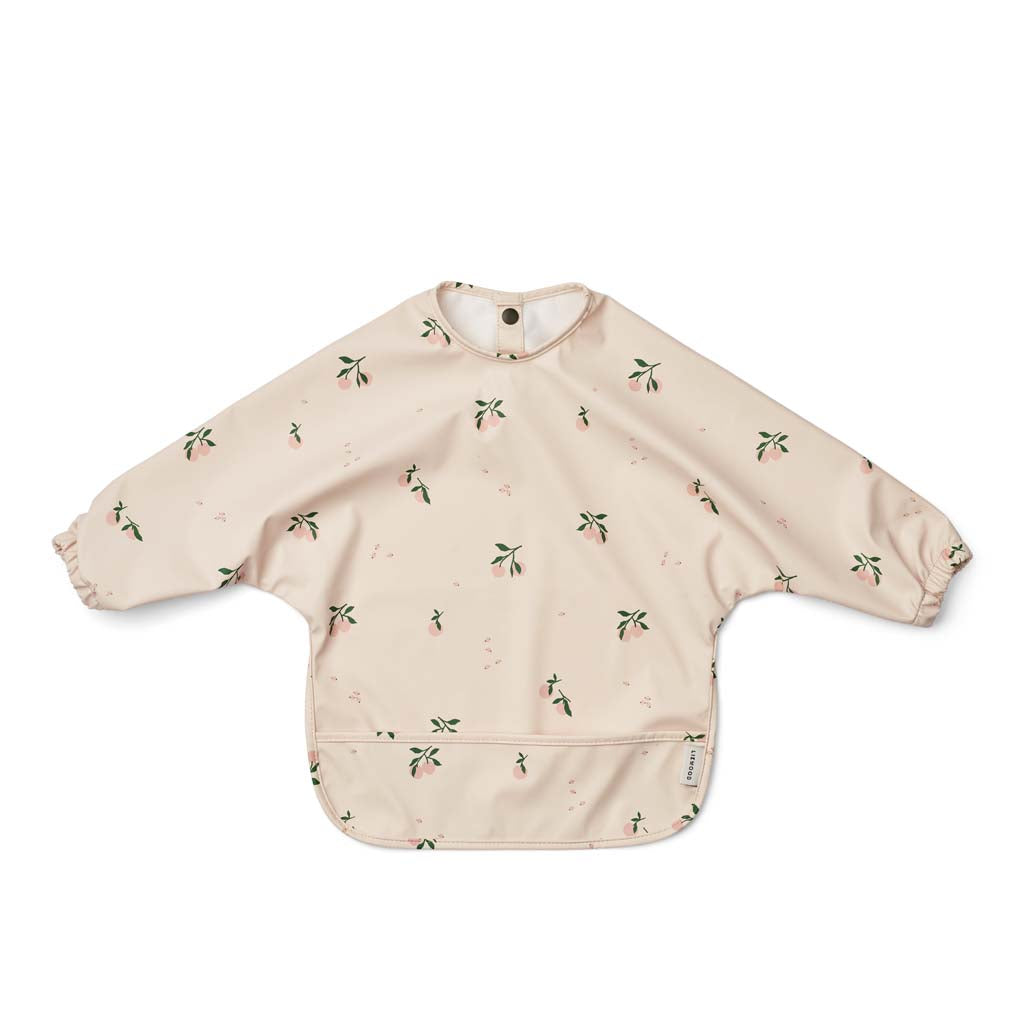 Liewood Slabbetje met mouwen Merle Peach Multicolor