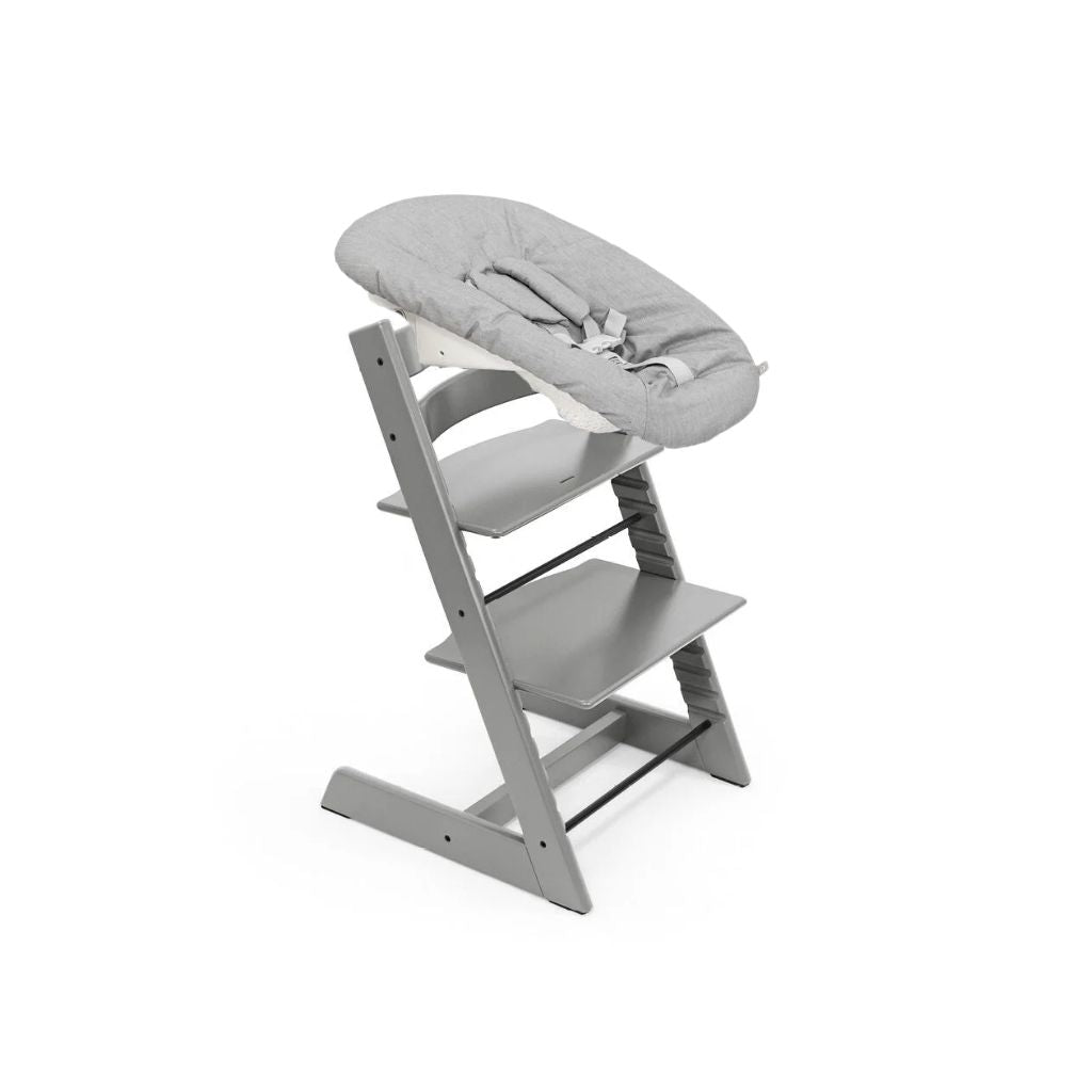 Stokke® Eetstoel Tripp Trapp® Bundel Storm Grey + Baby set² + Newborn Set